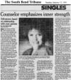 South Bend Tribune - January 13, 1991 - Counselor emphasizes inner strengh