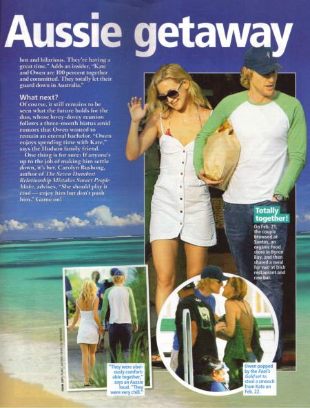 Life & Style - March 12, 2007 - Kate & Owen's Aussie getaway